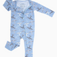 Convertible Romper- Blue Aircraft