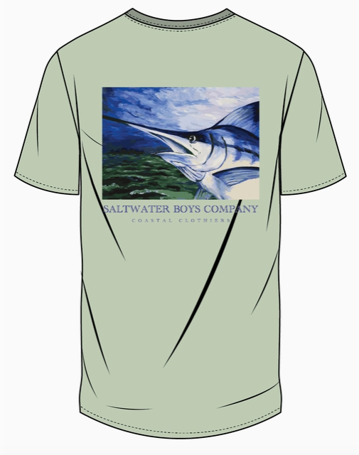 Striped Marlin SS Graphic Tee