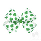 Medium White Shamrock Bow