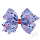 Medium Americana Flag Print Bow