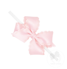 Pink Eyelet Embossed Headband- Small