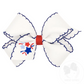 Fireworks Embroidered Bow w/ Blue Moonstitch