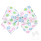 Medium Spring Flower Print Bow
