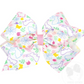 Medium Spring Multicolor Print Bow