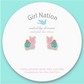 Snuggly Snail Stud Earrings