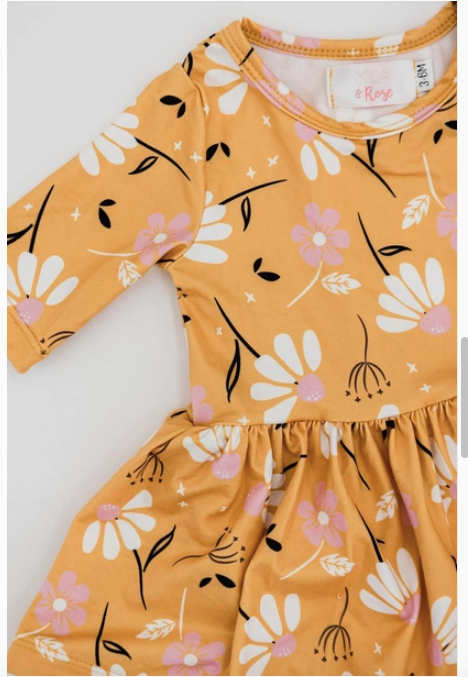 Dandelions in Fall Twirl Bodysuit