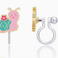 Clip On Cutie Earrings- Snuggly Snail