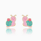 Snuggly Snail Stud Earrings
