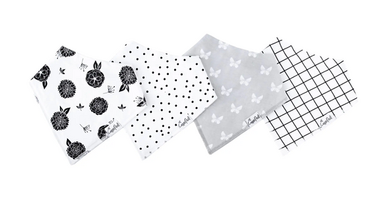 Willow Baby Bandana Bib Set (4-pack)