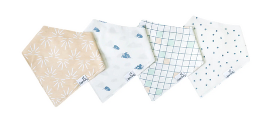 Sol Bandana Bibs Set (4-Pack)