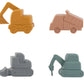 Construction Mold Free Bath Toy Set of 4