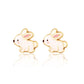 Glitter Rabbit Cutie Stud Earrings