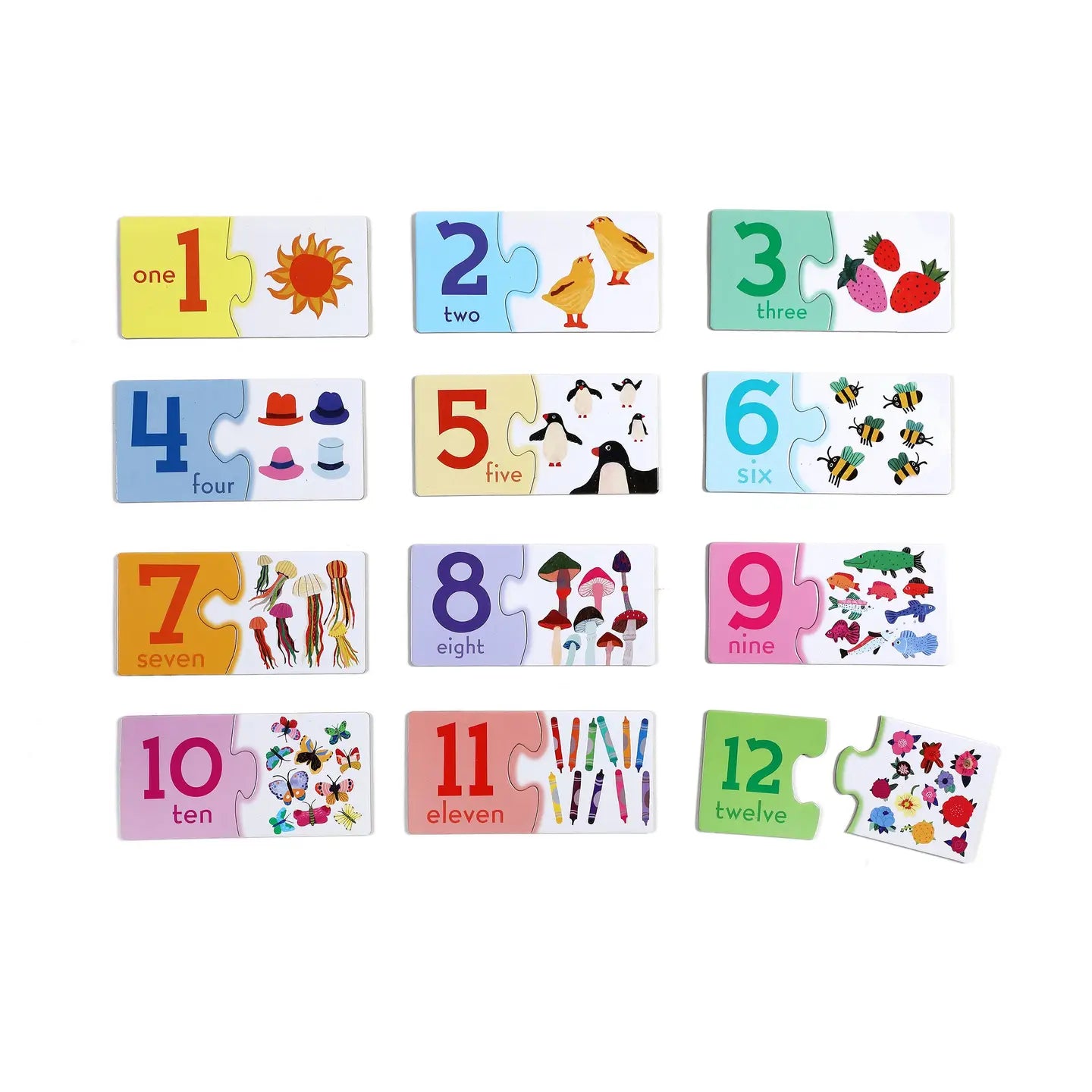 Pre-School Numbers Puzzle Pairs