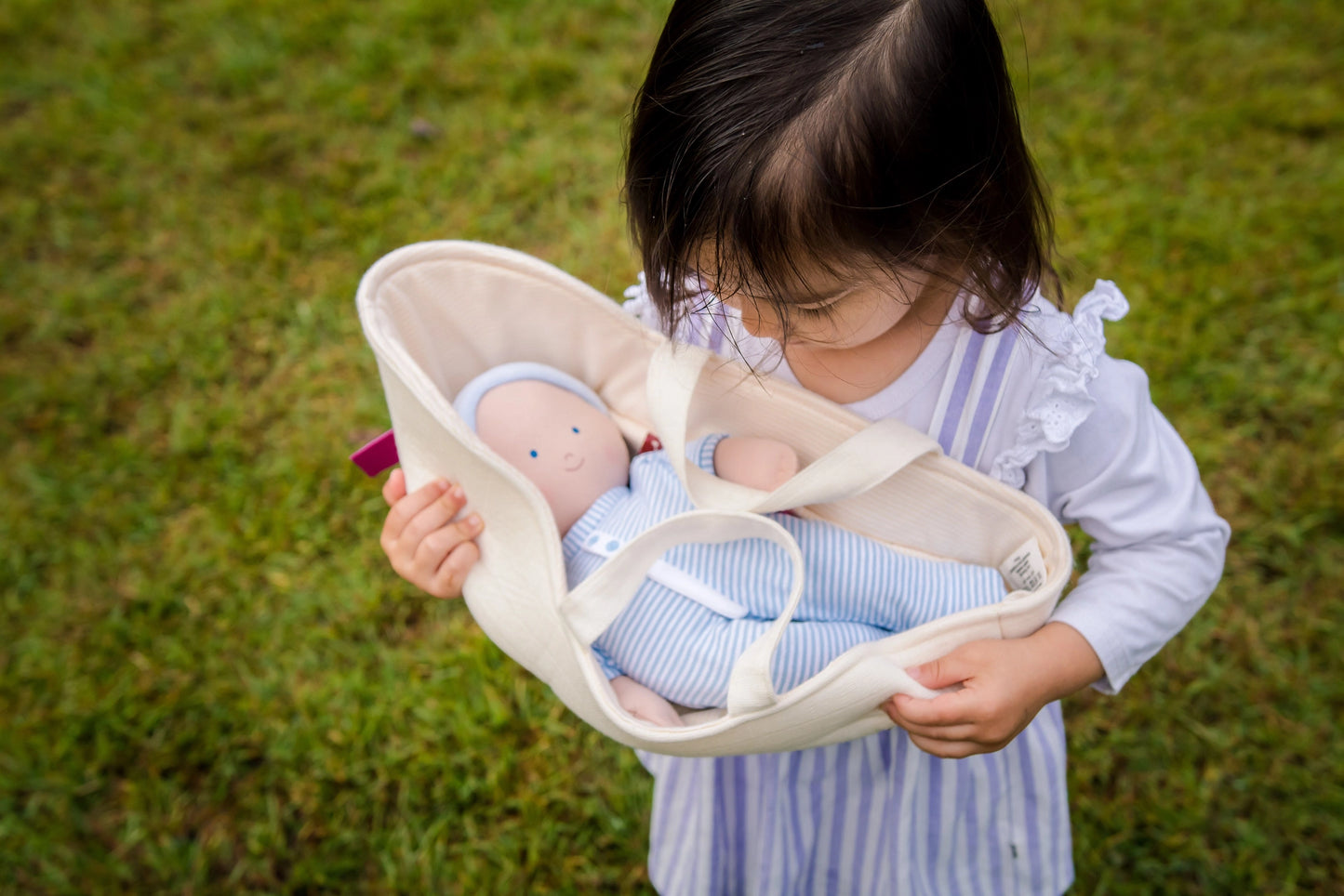 Cherub Baby Boy Doll in Blue Outfit