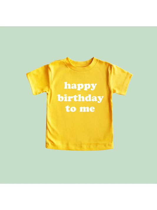 Happy Birthday To Me Birthday Party Shirt Navy