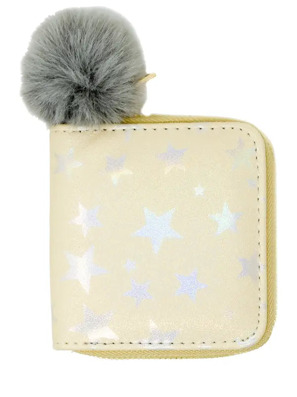 Gold Shiny Star Kids Wallet