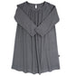 Charcoal Rib- Sweetheart Dress