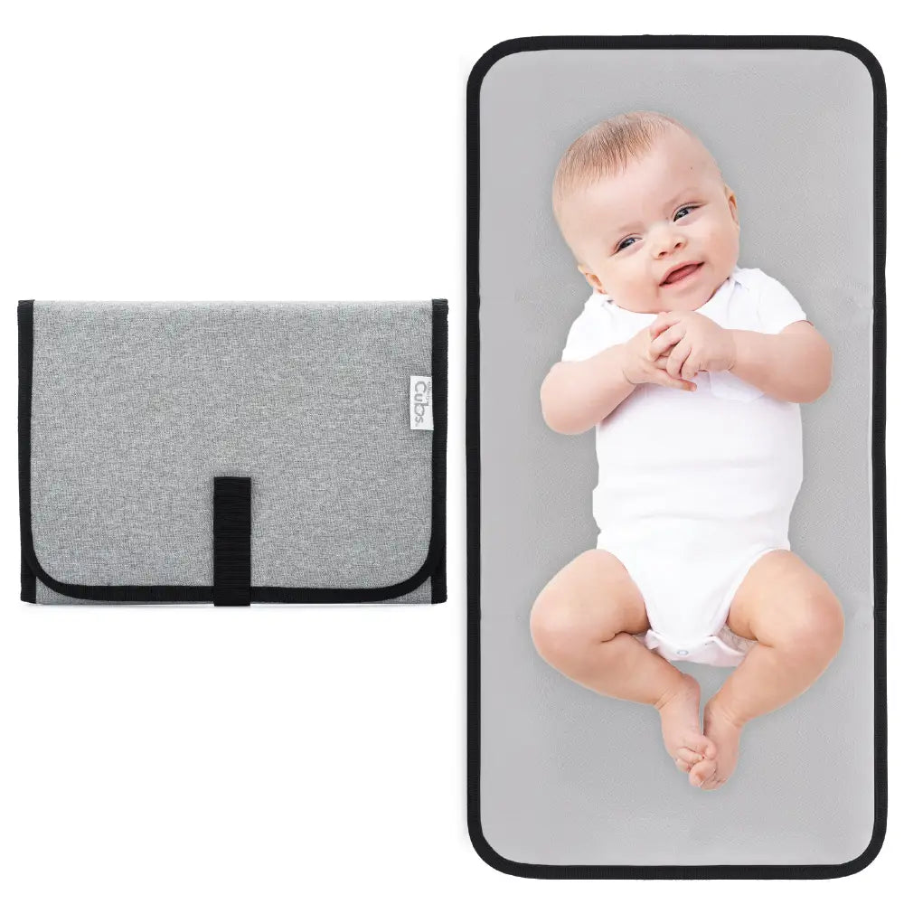 Compact Portable Changing Pad- Solid Grey