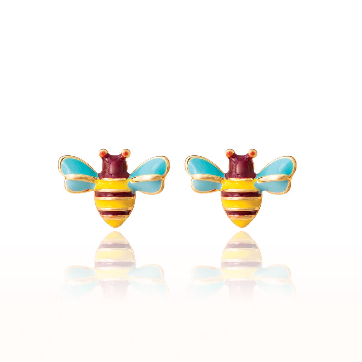 Buzzing Bee Cutie Stud Earrings