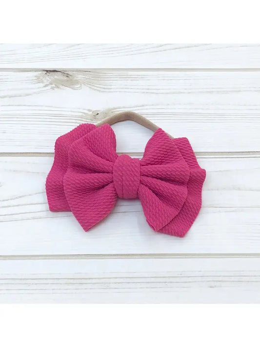 Hot Pink Elastic Headband