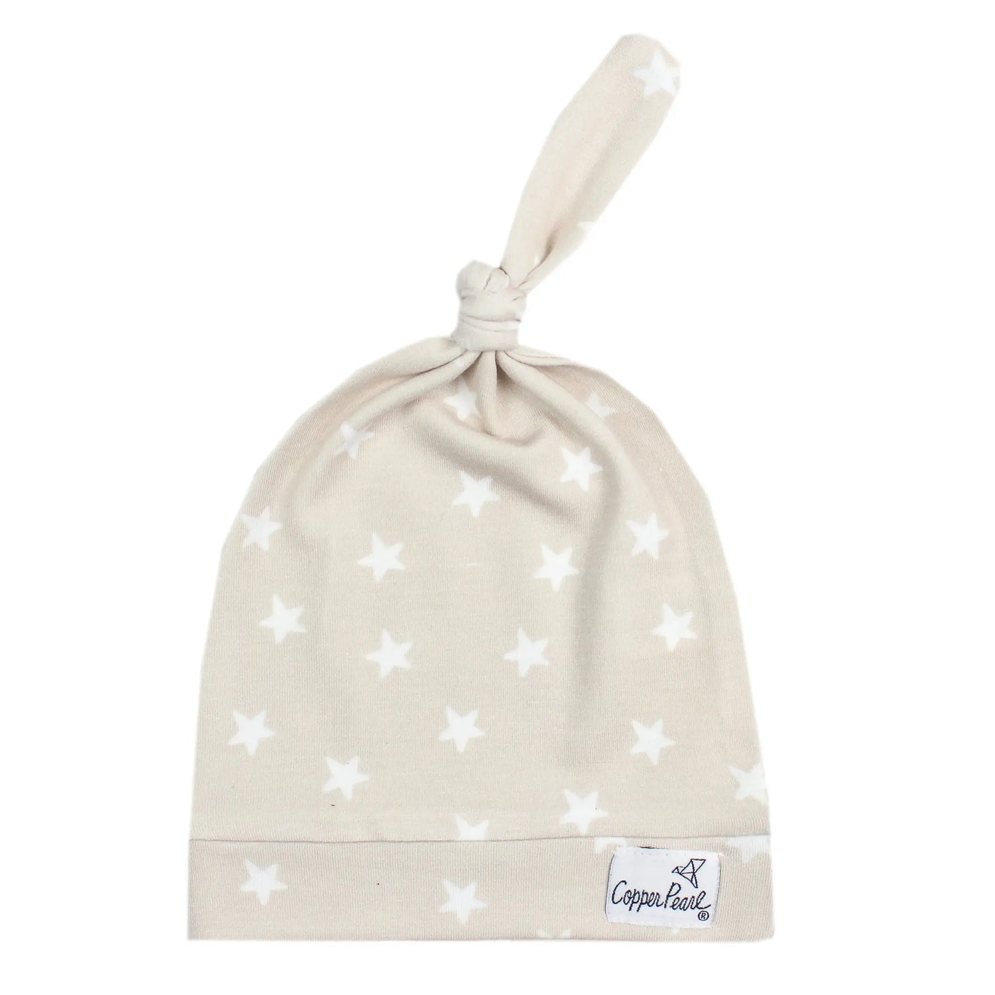 Twinkle Top Knot Hat 0-4mo