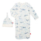 Fanta Sea Cove Gown And Hat Set