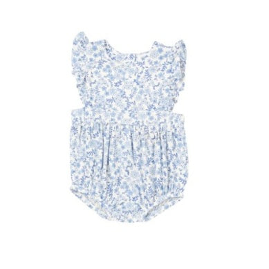 Blue Calico Floral Sunsuit