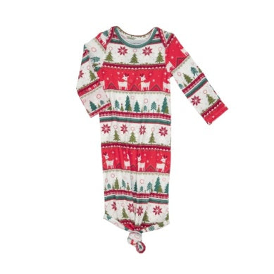 Reindeer Fair Isle Knotted Gown
