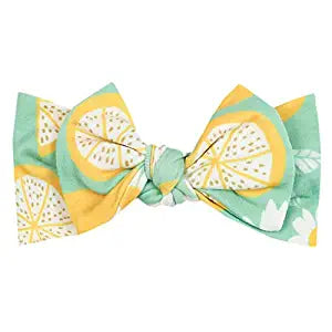 Lemon Knit Bow Headband