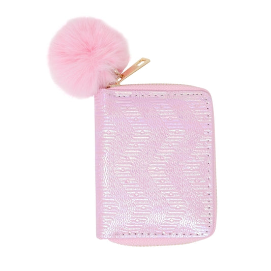 Pink Shiny Wave Wallet