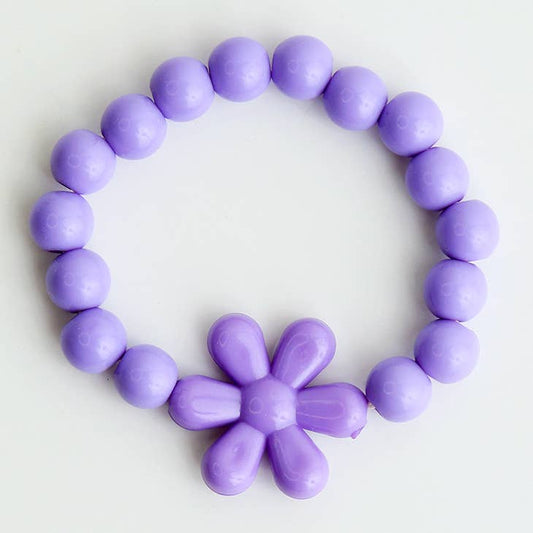 Lavender Flower Fun Bracelet