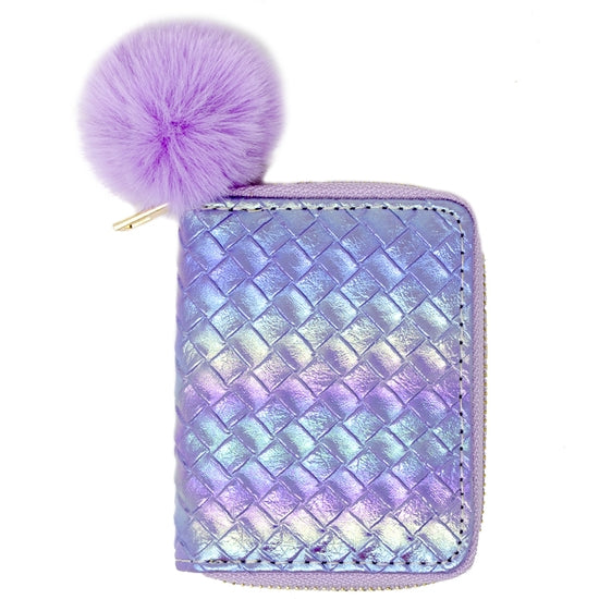 Lavender Mermaid Scale Rainbow Wallet