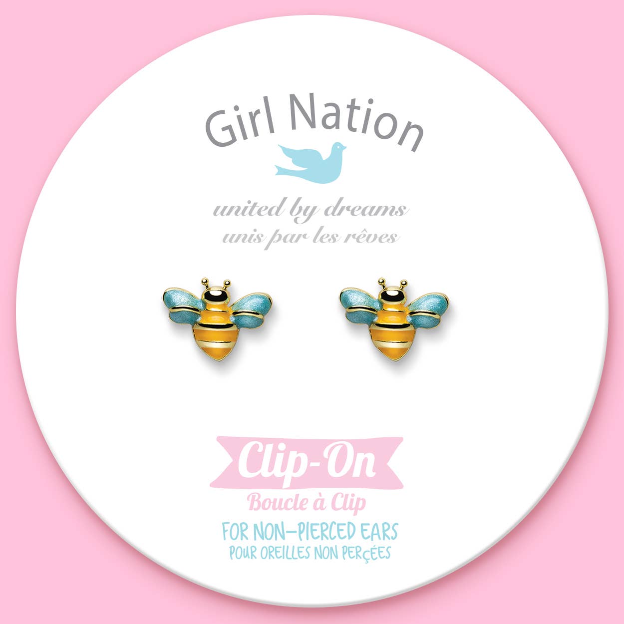 CLIP ON Cutie Earrings | Buzzing Bee