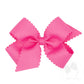 Wee Ones Hot Pink Grosgrain Scalloped Edge Girls Hair Bow