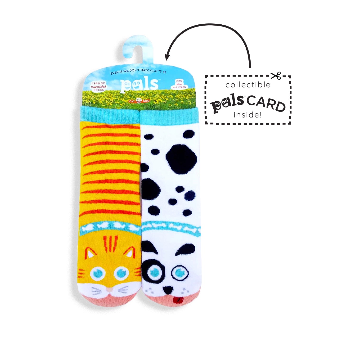 Pals Socks Cat & Dog