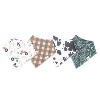 Jo Baby Bandana Bib Set (4-pack)