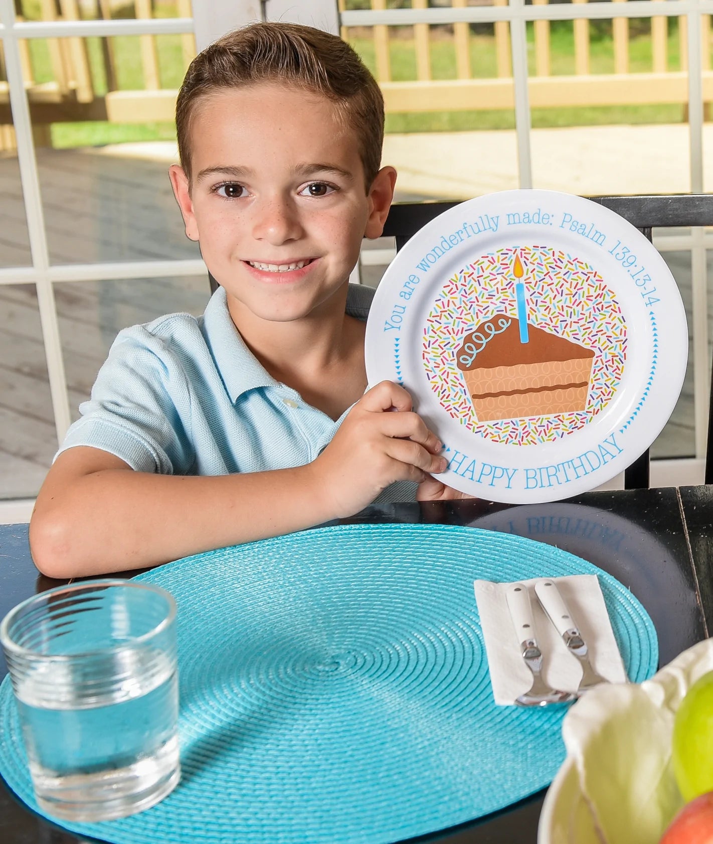 Fruitful Happy Birthday Plate