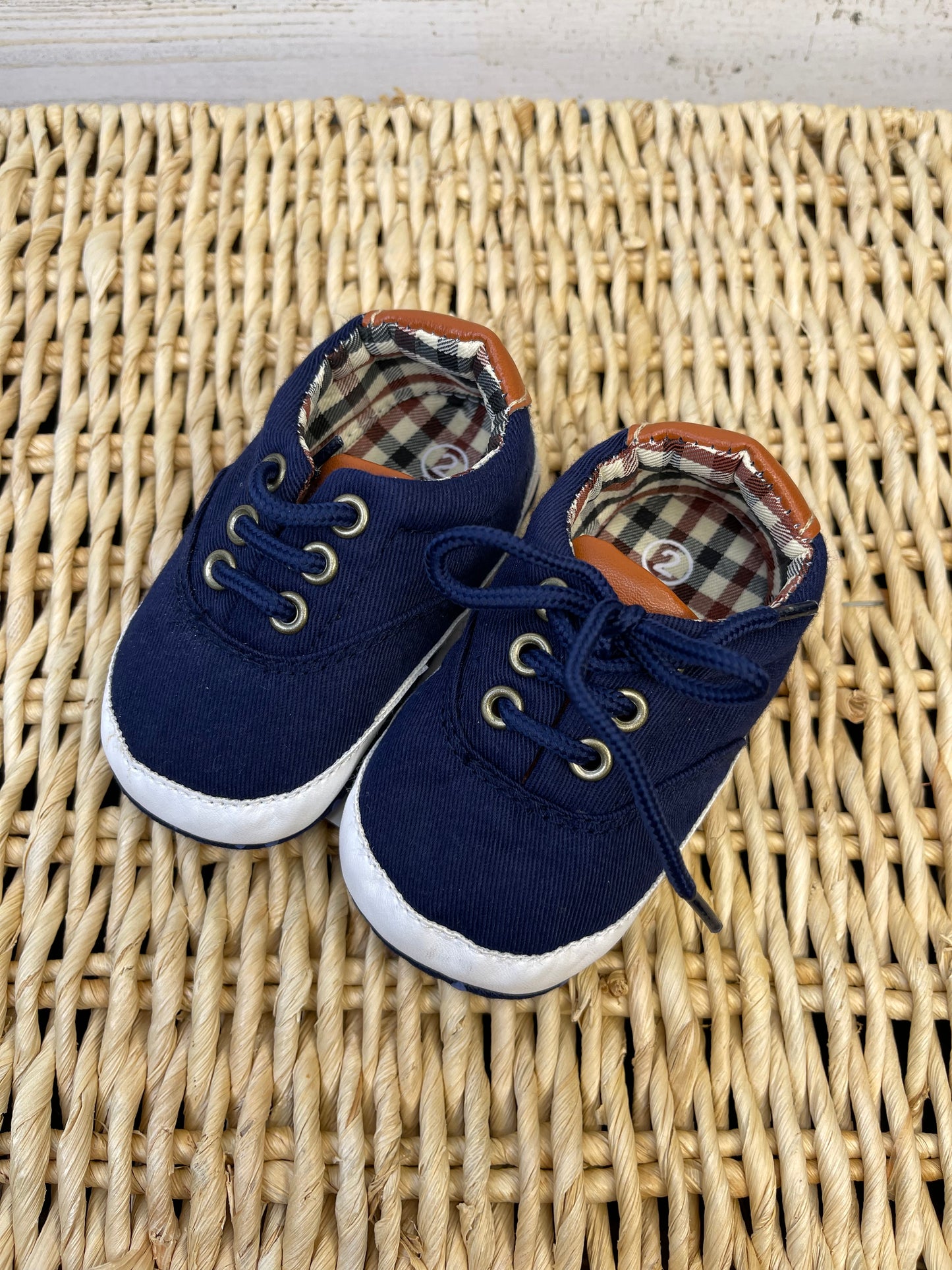 Baby Boy Navy Blue Sneakers