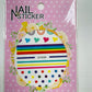 Rainbow Color Nail Stickers