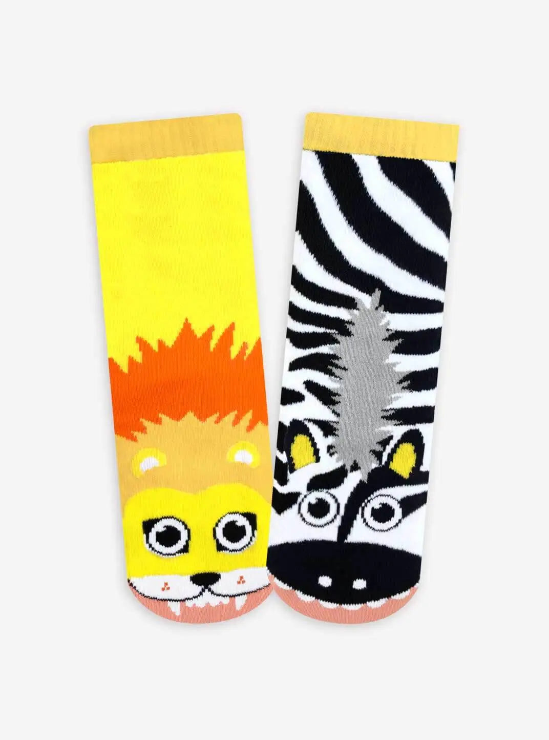 Pals Socks Lion & Zebra