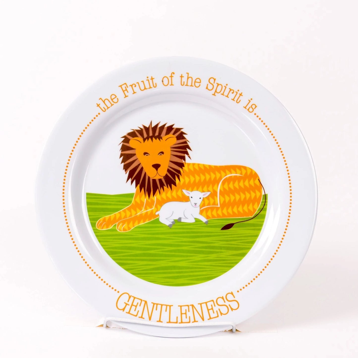 Fruitful Lion Plate - Gentleness