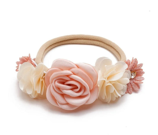 Pink Floral Headband