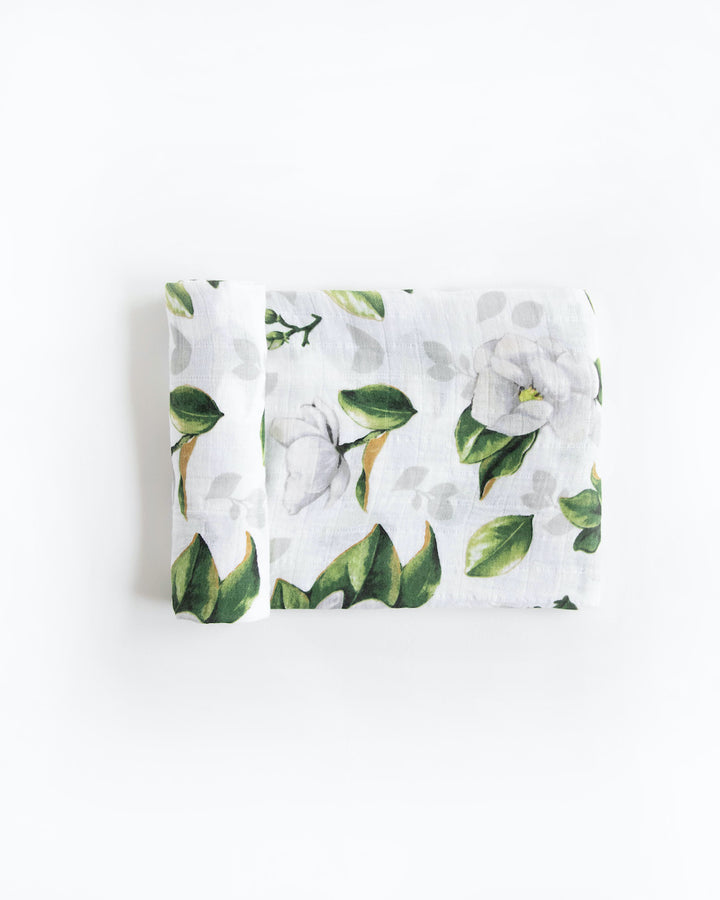 Cotton Muslin Swaddle -Magnolia Blossom