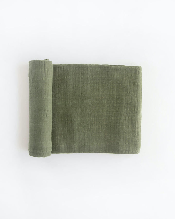 Cotton Muslin Swaddle -Fern