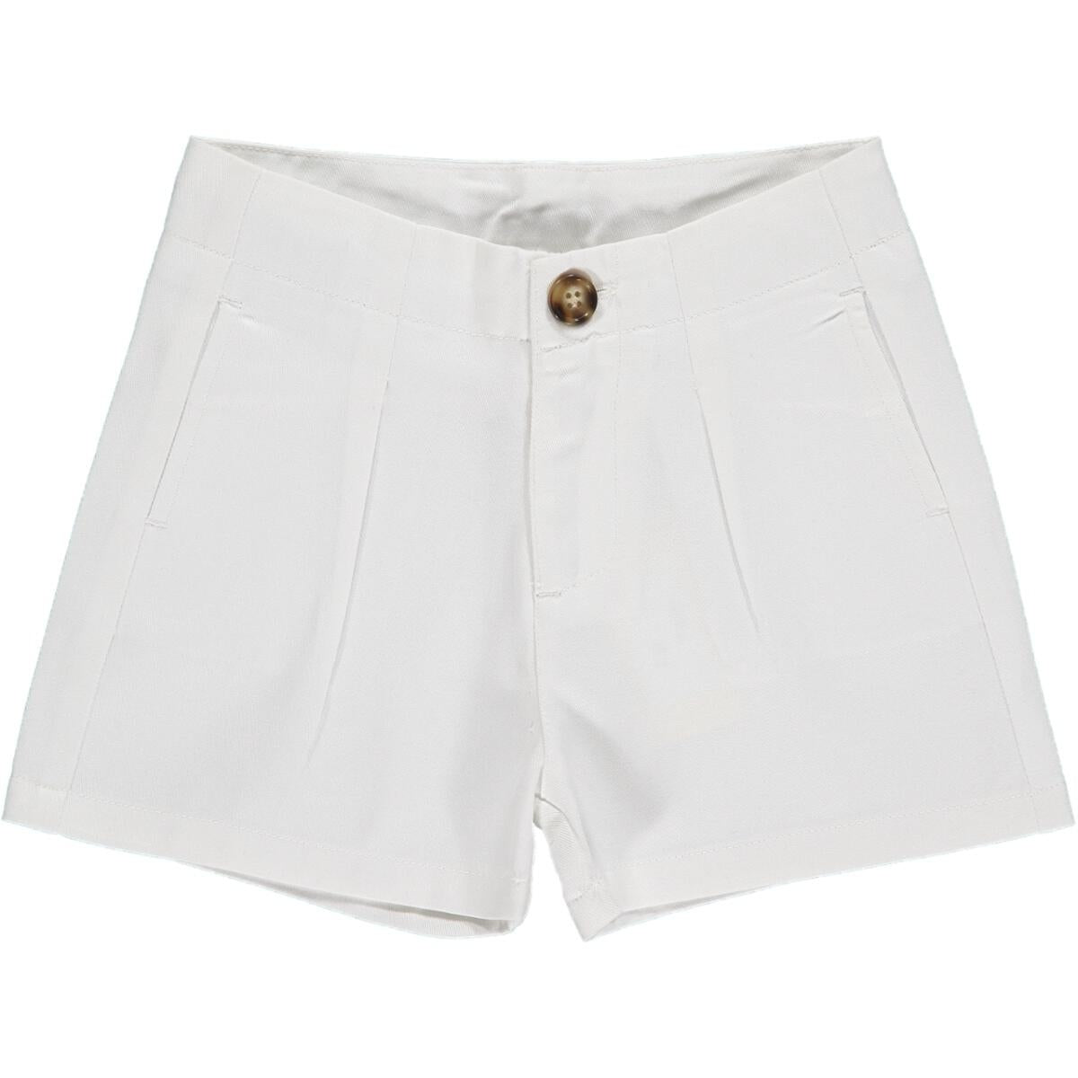 White Hattie Shorts