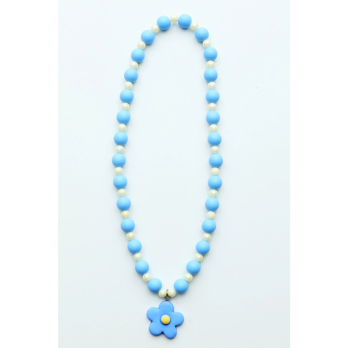 Blue Flower Power Necklace