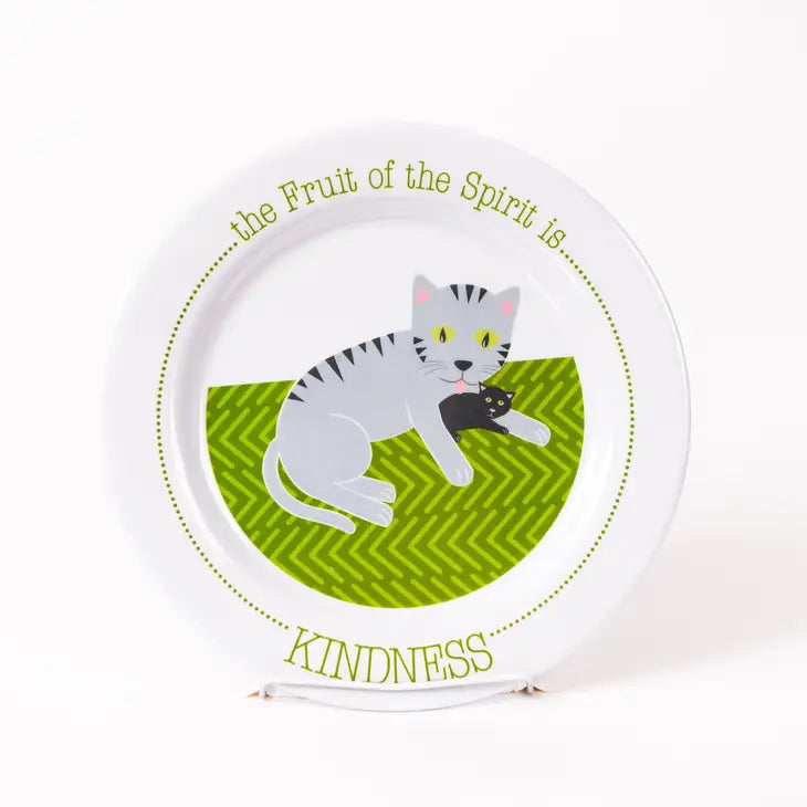 Fruitful Cat- Kindness Plate