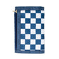 Boys Velcro Blue Checkered Wallet