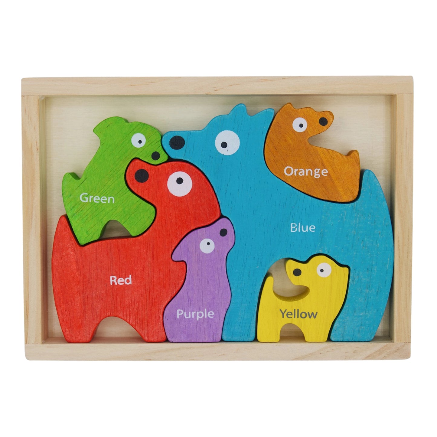Dog Family Color Puzzle