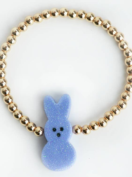 Periwinkle Blue Bunny Bracelet